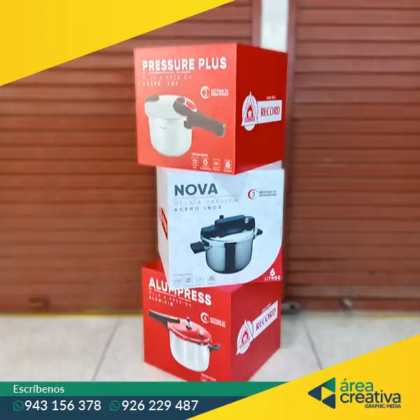 totem publicitario record