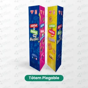 tótem publiciatrio plegable